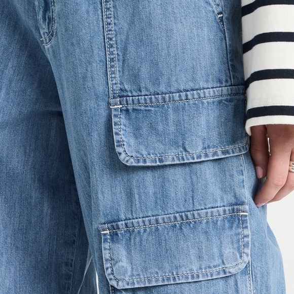 FRAME Relaxed Straight Cargo in Rhythm Size 23” - Picture 2 of 9